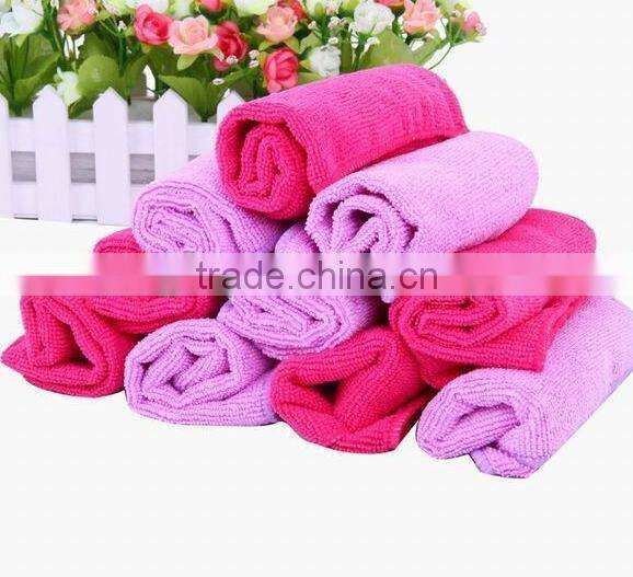 Microfiber warp knitted towel