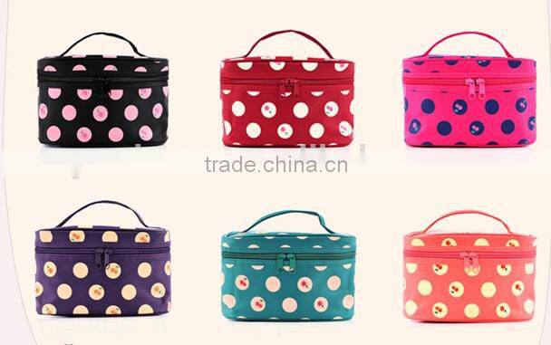 promotional purple cosmetic bag/makeup bags