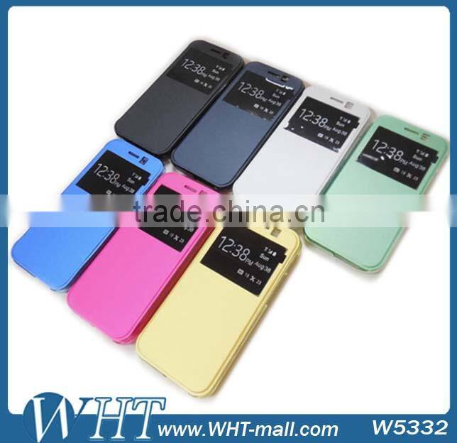 Factory Wholesale Phone Case for HTC M8 One 2 Leather Case Cover