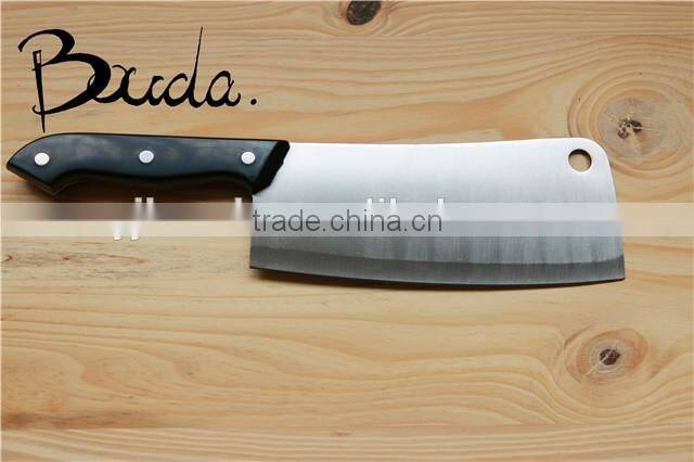 11pcs Household stainless steel kitchen knife set with wooden board BD-KS561