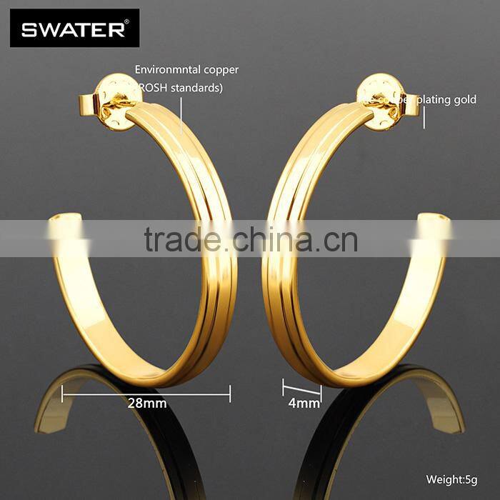 Alibaba Express Wholesale Stainless Steel Gold Cuff Turkey Earring