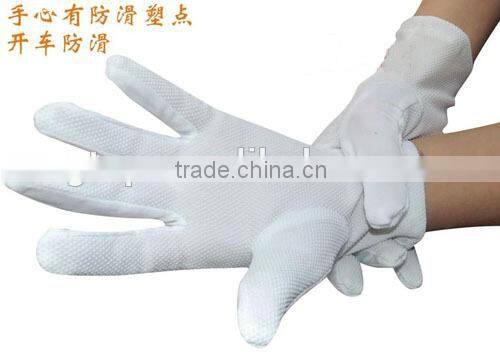 white nylon glove 008