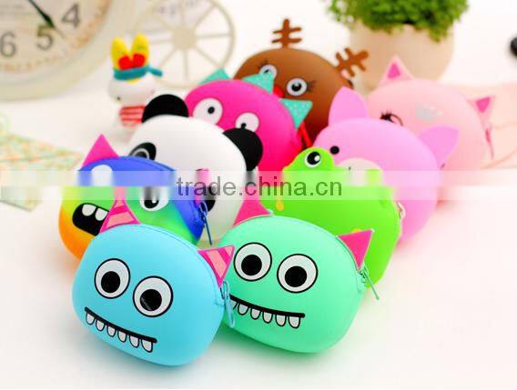 Korean retrostyle canvas coin bag/coin purse with metal decorate