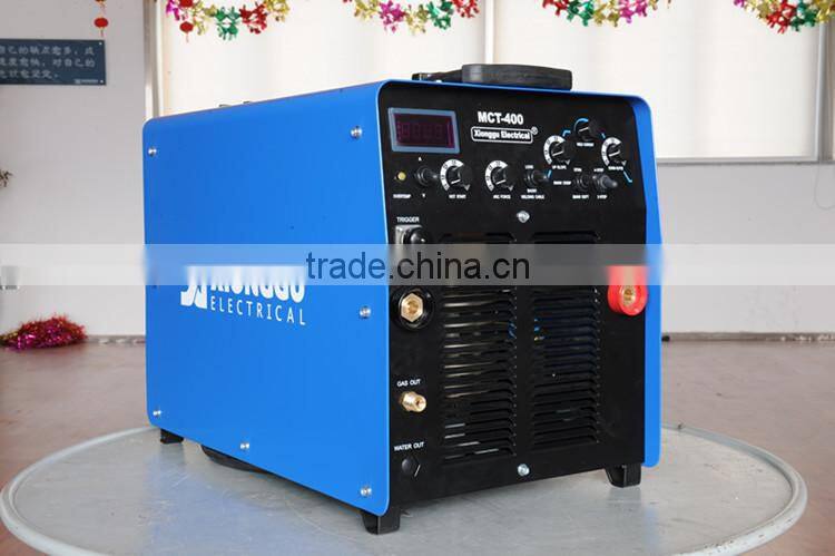 Xionggu 400A MCT-400 IGBT Inverter DC TIG pipe welding machine Argon welder Tig welding