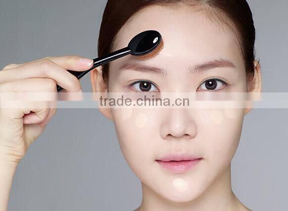 Oval Powder Blush Makeup Toothbrush