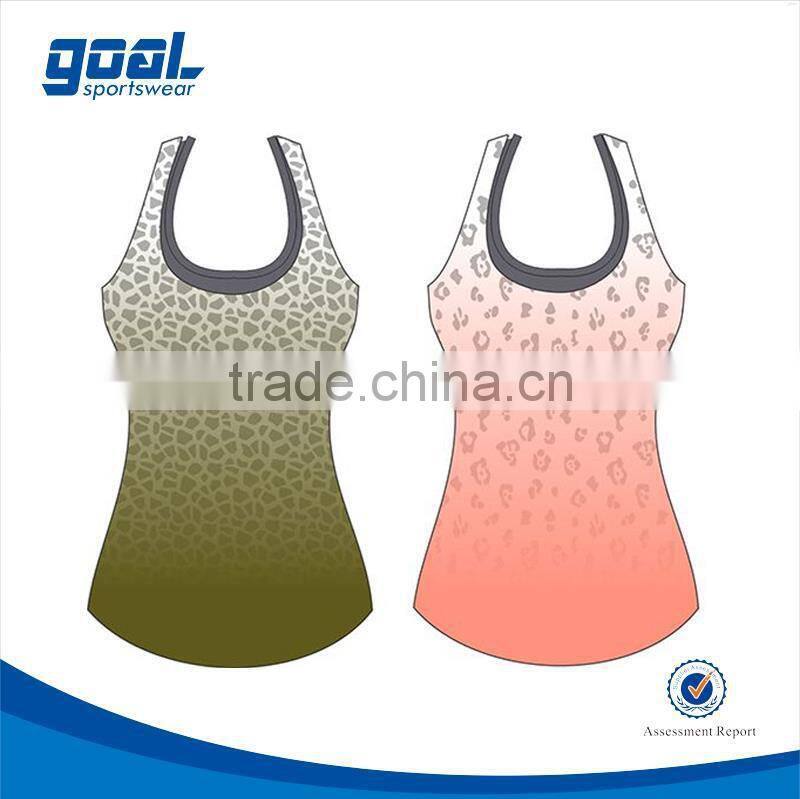 Unique design sports dri fit tank top wholesale price
