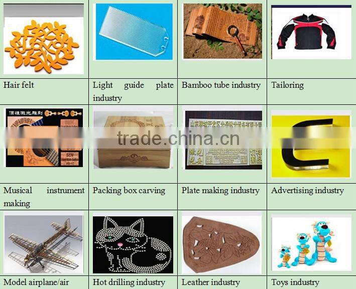 GY-1610 Factory direct Hot Sale Fabric/ Acrylic/Wood/Granite CO2 laser cutting engraving