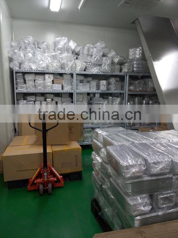 rectangular pp plastic packing food tray with FDA certificate approved