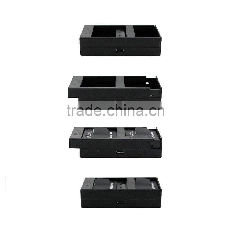 Dual Battery Charger with 2 pieces lithium batteries set for Xiaoyi Sport Camera