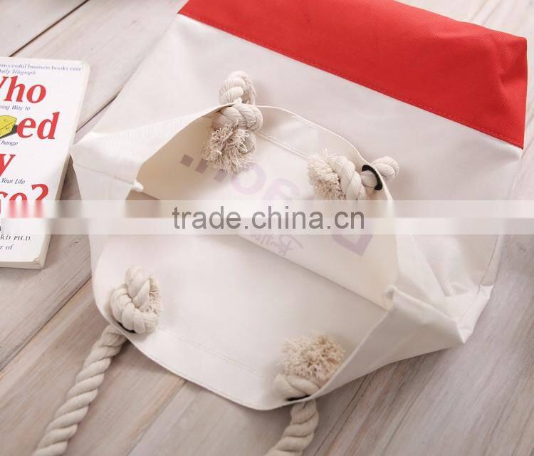 Women 's oxford shoulder tote bag