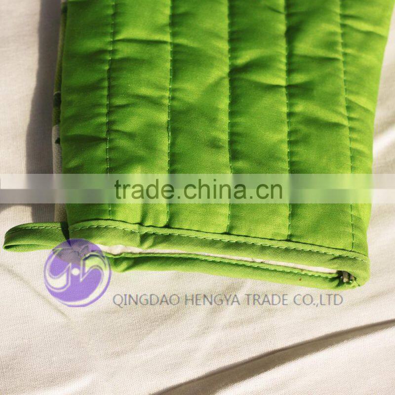 glove factory custom fruit printed cotton heat resistant cooking oven glove