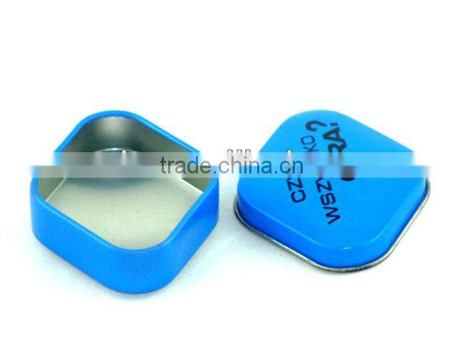 Wholesale cute packaging tin can for orange candies