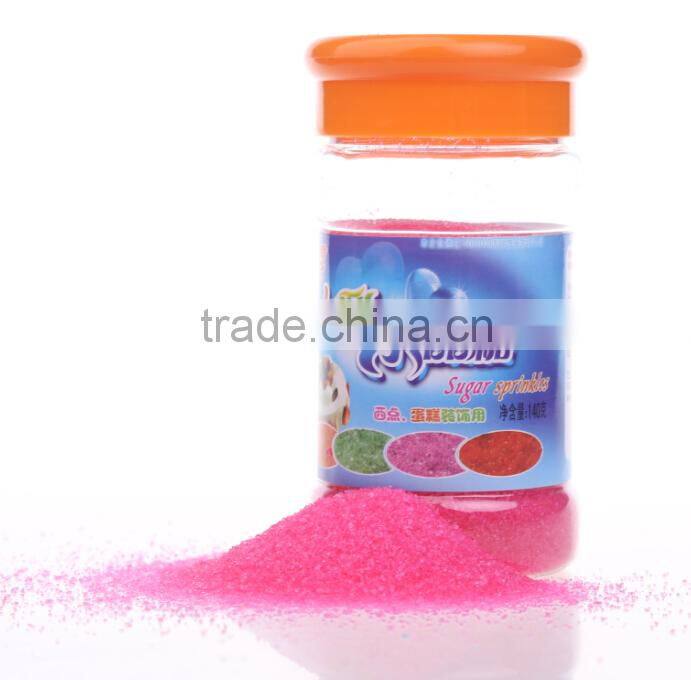 Green sanding sugar for cake decorations