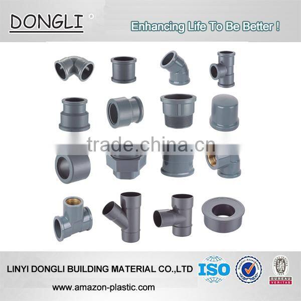 pvc pipe fittings 32-250mm end cap pvc pipes