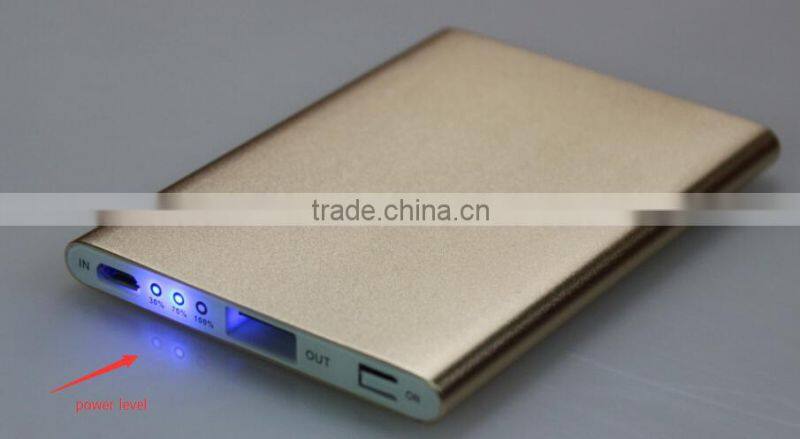 2015 new products mobile accessories 2700mah metal cover power bank mini power bank