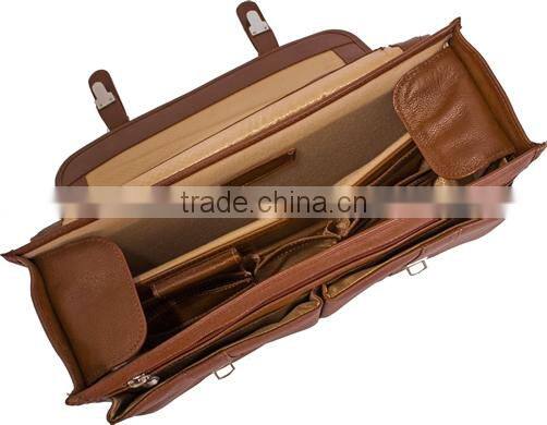 multifunctional buisness bag china wholesale leather man fashion briefcase bag