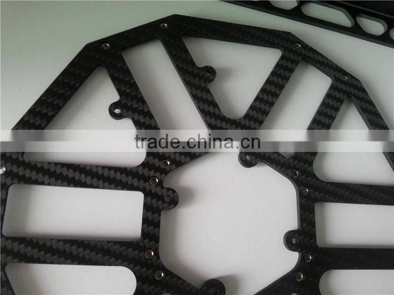 Customized CNC Cutting 3K Twill matte fibra di carbonio Carbon Fiber Frame, Carbon Fiber sheet, Carbon Fiber Tube