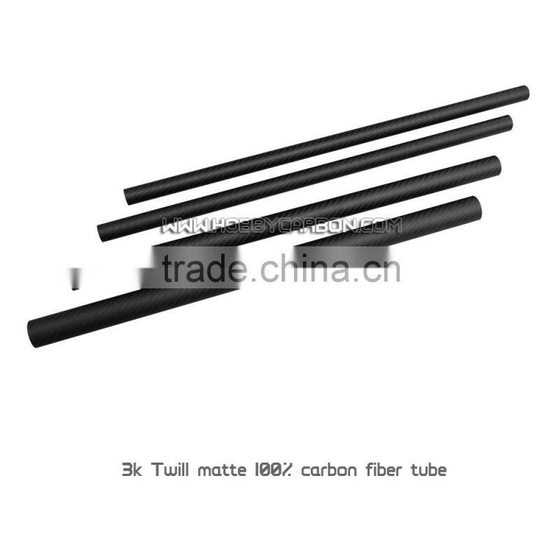 Carbon fiber twill tube T063 25*23*450mm, carbon fiber tube fittings for RC drone