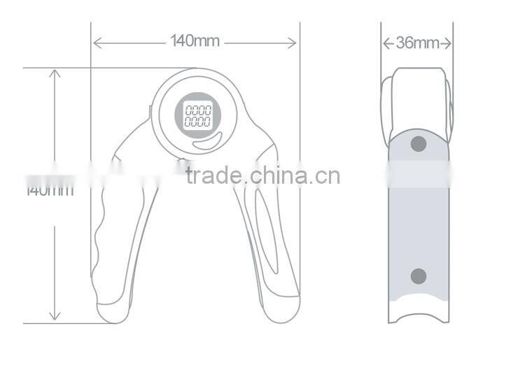 KYTO factory outlet digital fitness calorie count hand grip