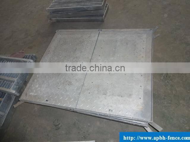 HD galvanized steel grating trench cover