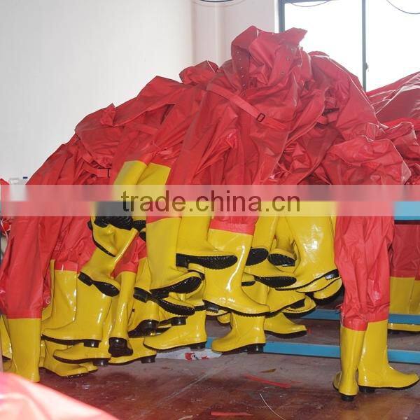 PVC suit light-duty chemical suit protective clothing