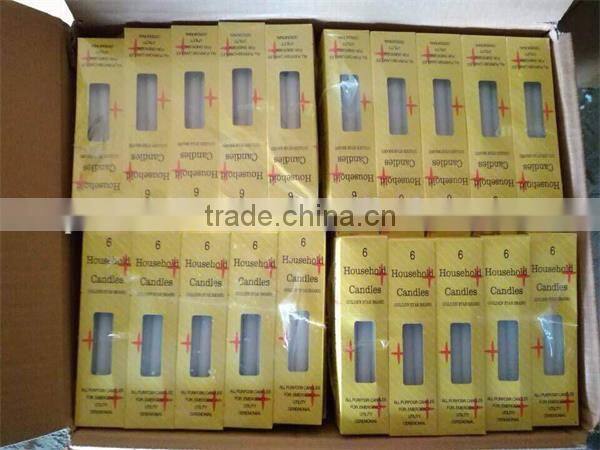 cheap wholesale white pure paraffin wax candle using on household