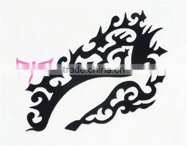 Beauty eye shadow sticker in body art