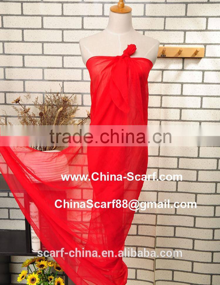 Sexy beautiful beach scarf