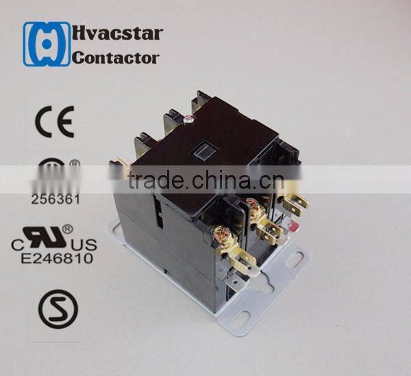 Definite Purpose air conditioning contactor 2Pole 40Amp 24VAC hot sale 2016