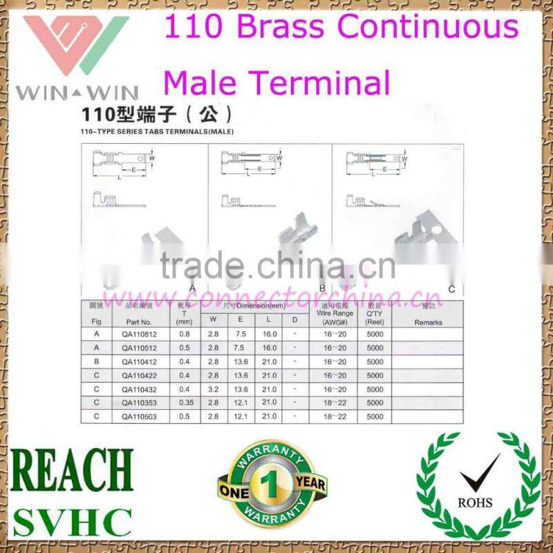 Nylon 2.8 terminal plastic sleeve