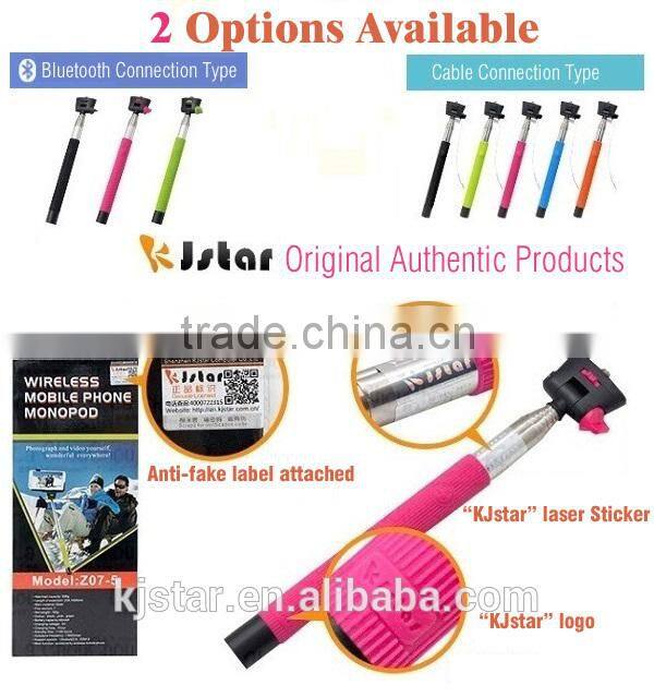 KJstar Z07-5 selfie monopod with bluetooth