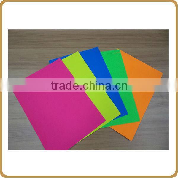 Printable hard color paper sheet on demand