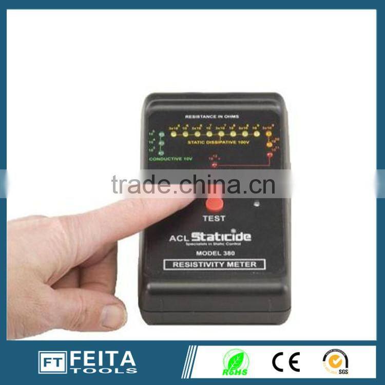 digital display Hammer type surface resistance tester /digital earth Surface resistance Tester