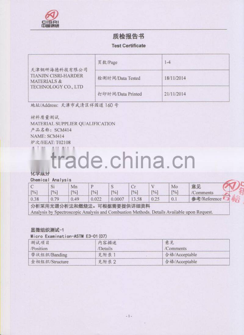 2083 ISO-B Mould Steel Plate