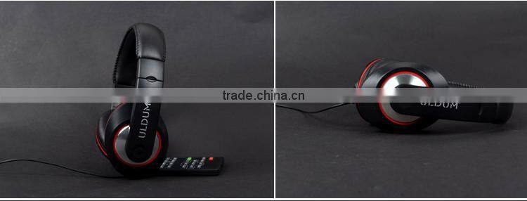 ULDUM High quality stereo over ear wired headphone