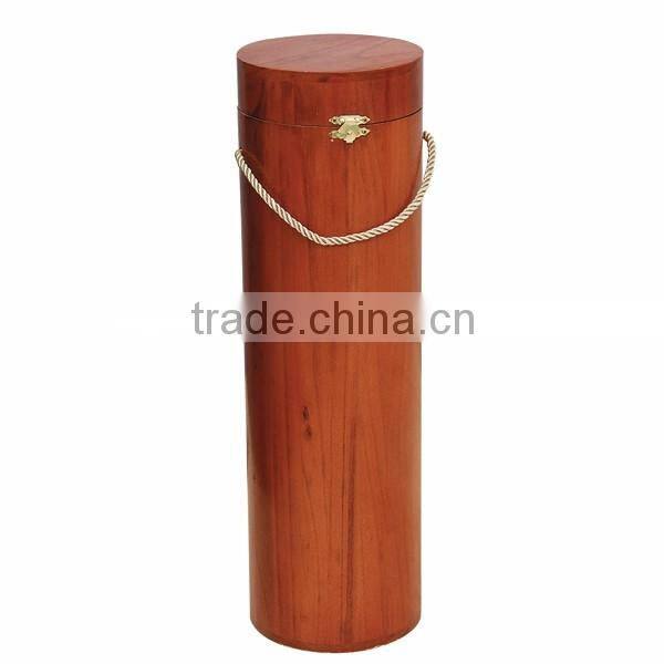 Trade assurance Custom inexpensive single bottle Wooden Wine Box With handle