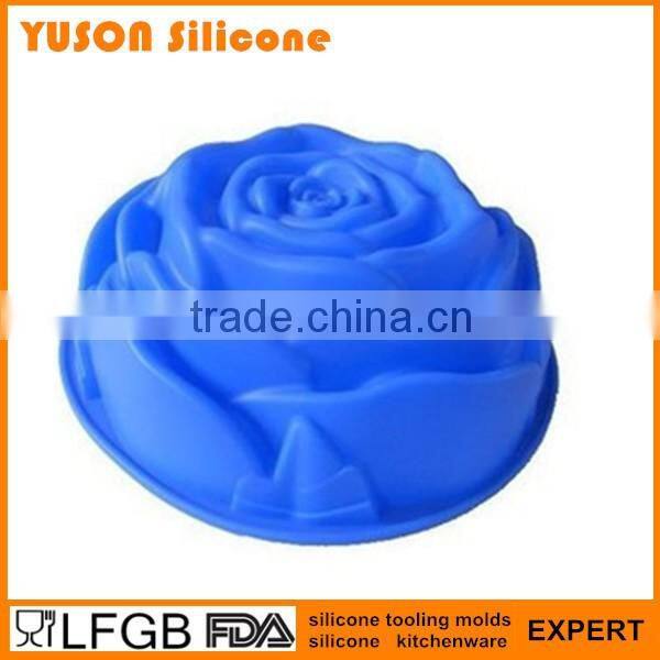 Hot Selling Rose Flower Cake Decoration Tip Silicone Fondant Mold