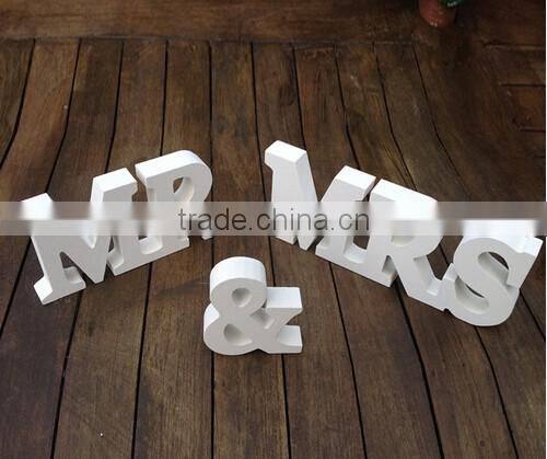 Mr&Mrs Wedding Cake Topper Bride and Groom Romantic with Heart