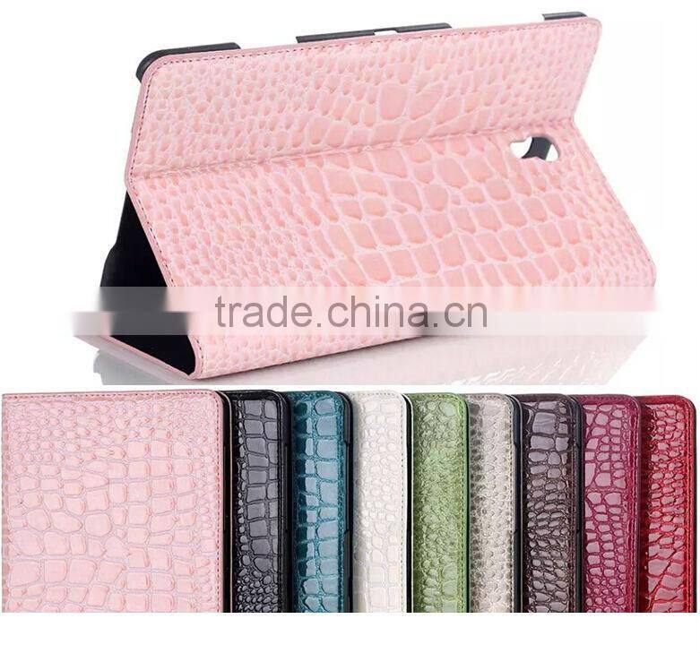 Crocodile stand flip housing for Samsung Tab S 8.4