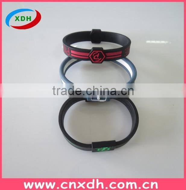 2016 Hot Sale Eco-friendly Custom Silicone Wristband