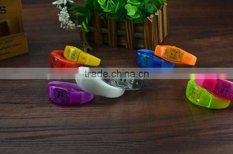 2016 Promotional Oval shape Lighting Halloween Bracelet With LED, Colorful Light Party Up Halloween Bracelet For Gifts