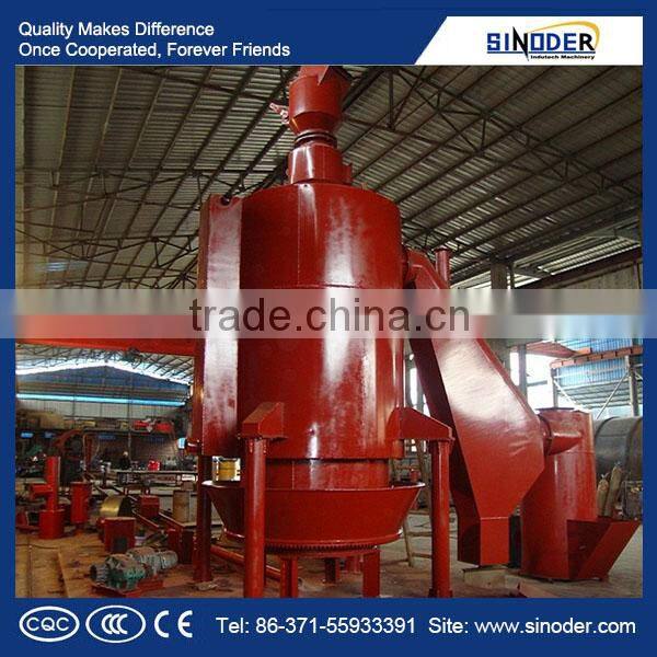 biomass gasifier stove uses air and vapor as the gasifying agents to produce mixed gas.