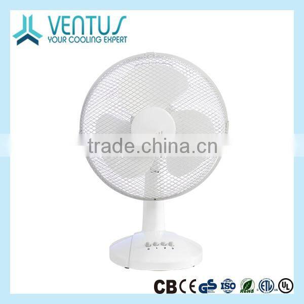 12" Electric Plastic Desk Fan