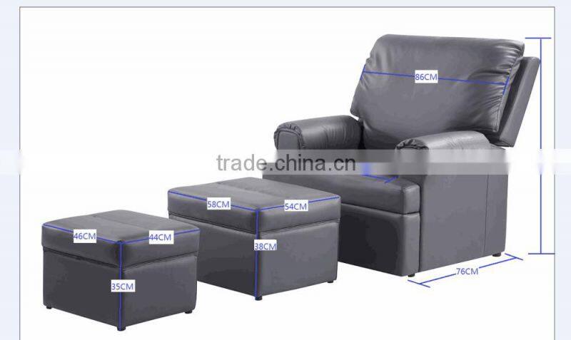 Factory price spa pedicure sofa for nail salon