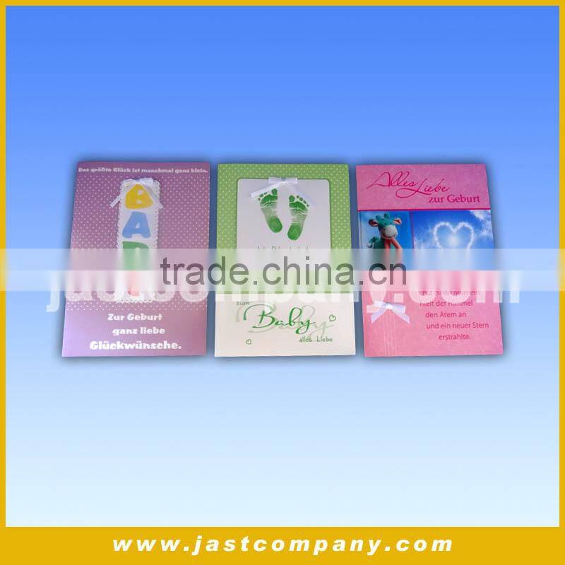 High Quality Colorful Latest Baby Baptism Card Designs, Handmade Gift Card For Baby Baptism Invitation