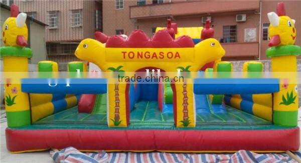 factory price inflatable amusement park ,inflatable castle, inflatable fun island for kids