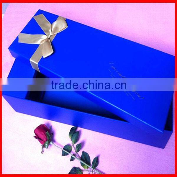 Luxury Blue Fancy High Quality Wedding Gift Flower Box Wholesale