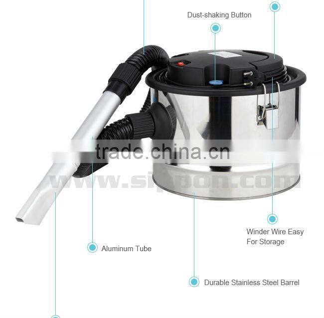 Hot ash cleaning machine for BBQ ans stove