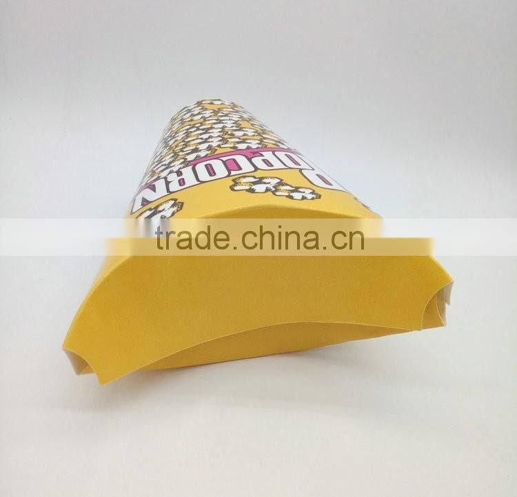 Customized 20oz Disposable Paper Popcorn Cup