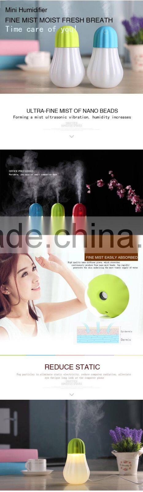 USB mini personal humidifier for Home and Office